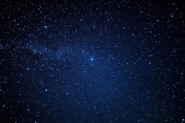 Obraz premium A vast night sky filled with countless stars and a prominent celestial body.
