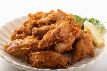 鶏の手羽中のから揚げ