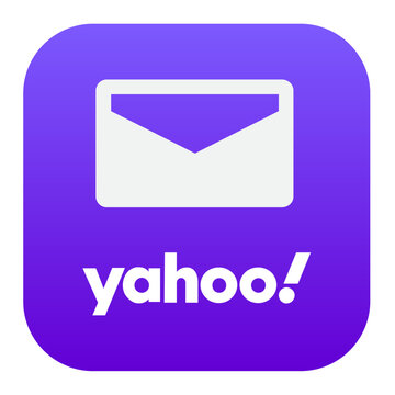 Yahoo Icon Illustration In Square Background