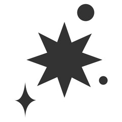 Abstract Twinkle Sparkle stars icon 