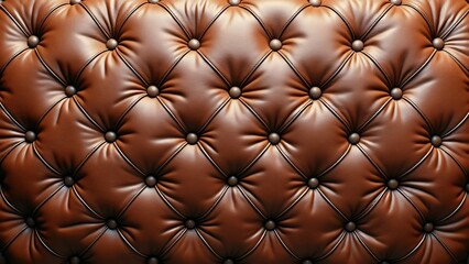 Fototapeta premium Realistic Faux Leather Upholstery Texture, Embossed Pattern & Smooth Fabric