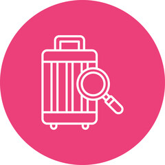 Luggage scan Icon