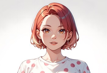 Fototapeta premium anime girl