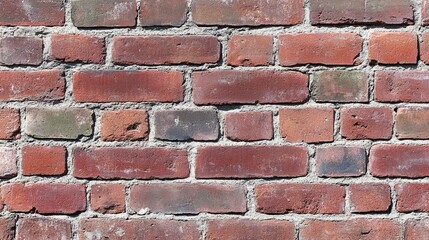 Obraz premium Urban Brick Wall Texture with Color Variations