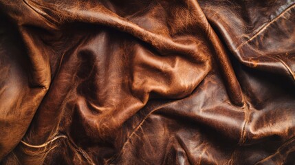 Distressed Leather Texture with Vintage Appeal