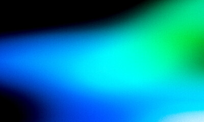 Abstract background gradient blue green dark wave pattern rough grunge texture noise grain illustration header cover design product backdrop element