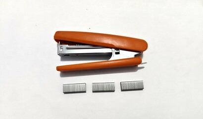 Stapler with contents