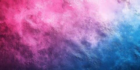 Fototapeta premium Blue pink hue shift with grainy texture, intense header cover, Generative AI