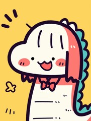 Obraz premium Cute animals, suitable for avatars.