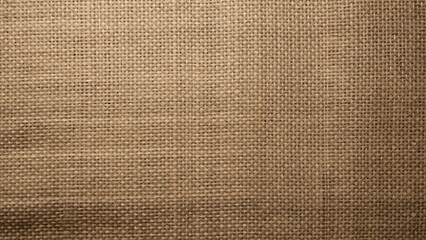 Close-Up Burlap Texture, Coarse, Uneven Weave with Knots and Irregularities