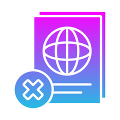 Illegal Passport Icon