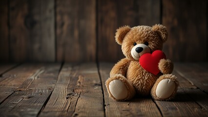 Obraz premium teddy bear on table