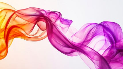 Fototapeta premium An abstract image using flowing lines and vibrant colors to represent the interconnectedness of life.