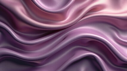 Obraz premium Luxurious Purple Satin Fabric, Smooth, Silky Drape with Light Reflections
