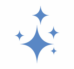 gliter icon isolated on white background. vector  illustration