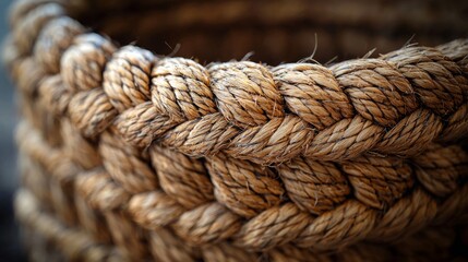 A photo showcasing the rough texture of a rustic, woven Easter basket.