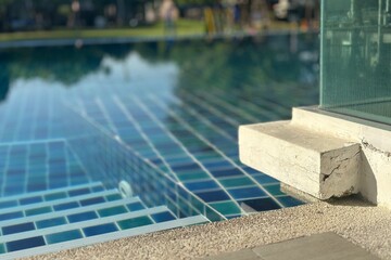 swimming pool in the hotel