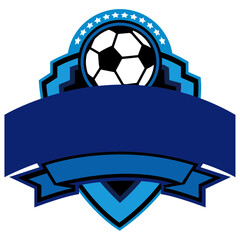 LOGO ESCUDO DEPORTIBO DE FUTBOL VECTORIZADO © Patricio
