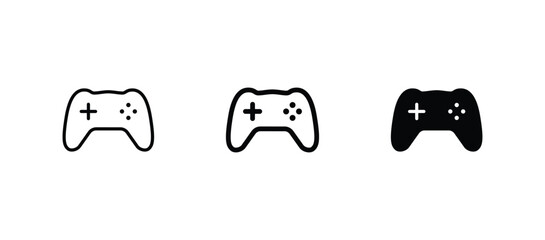 Game console icon set vector illustration	