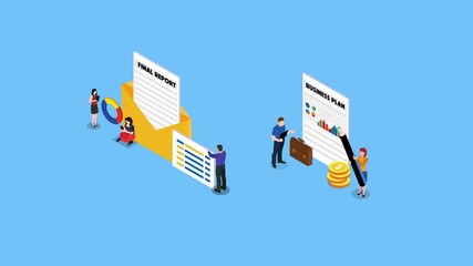 Final report and business plan 3d animation cartoon