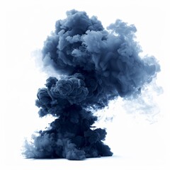 Fototapeta premium A navy smoke explosion, ultra-detailed
