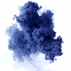 Fototapeta premium A sapphire smoke explosion, photorealistic