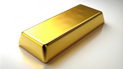 Gold bar with alpha channel for easy editing in render, gold, bar, alpha channel, render, precious metal, wealth, finance