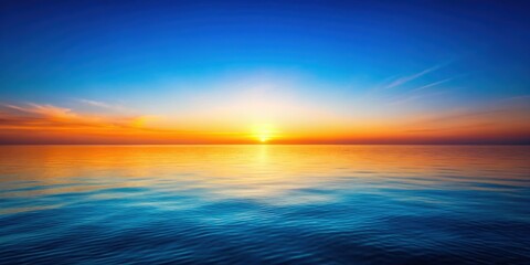 Obraz premium Abstract gradient blue and orange background resembling a beautiful sunset over the ocean , gradient, abstract, blue, orange