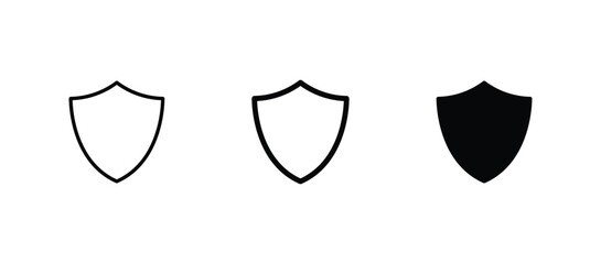 Shield icon. Protection, security icon vector for web site	