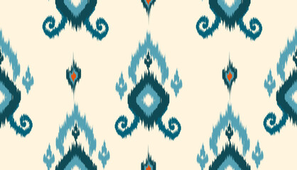 geometric ethnic vintage texture vector art design. textile fashion pattern line ikat seamless pattern and batik fabric texture asian background wallpaper geometry indian. Ethnic abstract ikat art .