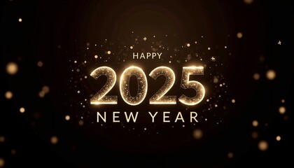 Bright and Festive Happy 2025 New Year Theme