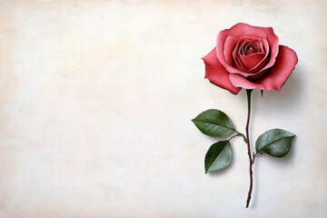 A vintage-style poster of a wilting rose, with bold typography and muted tones evoking a sense of melancholy