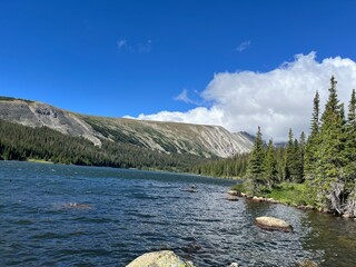 lake in the mountains