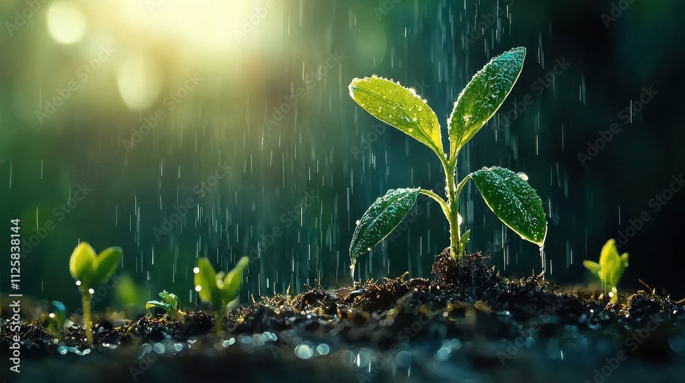Aufkleber exploring the interplay of water vapor and plant ecosystems insights from natural environments on su