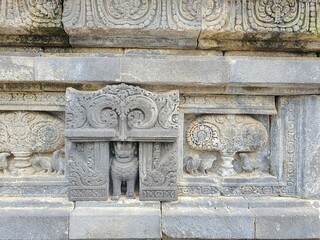 The Prambanan temple complex near Yogyakarta city, Central Java, Indonesia