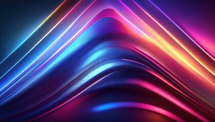 Neon Wave Abstract: vibrant, dynamic, colorful, futuristic, glowing, energy, electric, abstract art, digital art, neon lights, vibrant colors, wave, flow, curve, design, background, texture.