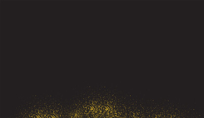 abstract visualization of shimmering golden particles dispersed across a dark background, creating a dynamic and luxurious effect. Ideal for elegant designs and celebrations