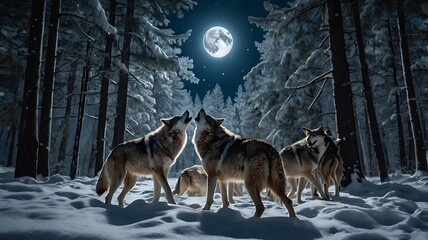 Naklejka premium Images of wild animals