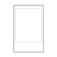blank photo frame