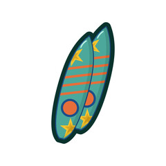 surfboard vector illustration
