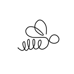 Butterfly line hand painted