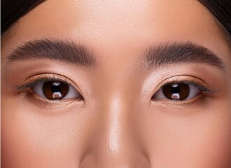 A photograph of beautiful eyes
