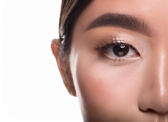 A photograph of beautiful eyes