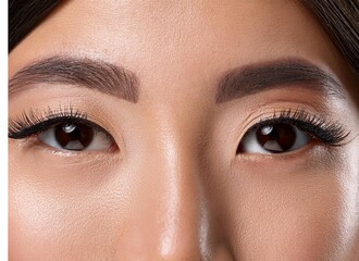 A photograph of beautiful eyes
