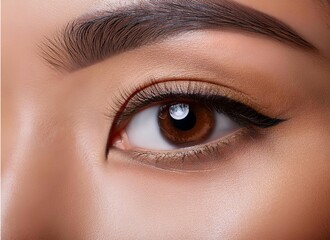 A photograph of beautiful eyes