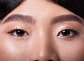 A photograph of beautiful eyes