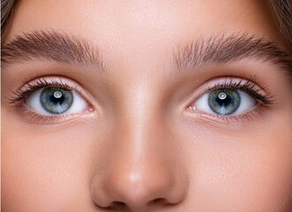 A photograph of beautiful eyes
