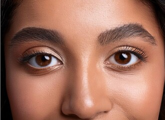 A photograph of beautiful eyes
