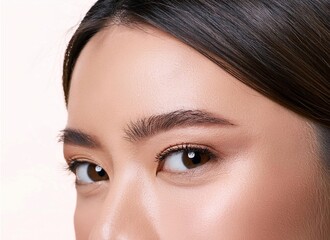 A photograph of beautiful eyes