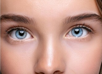 A photograph of beautiful eyes
